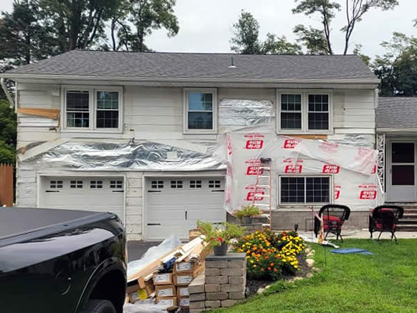 Before Castaldo House Siding Installation